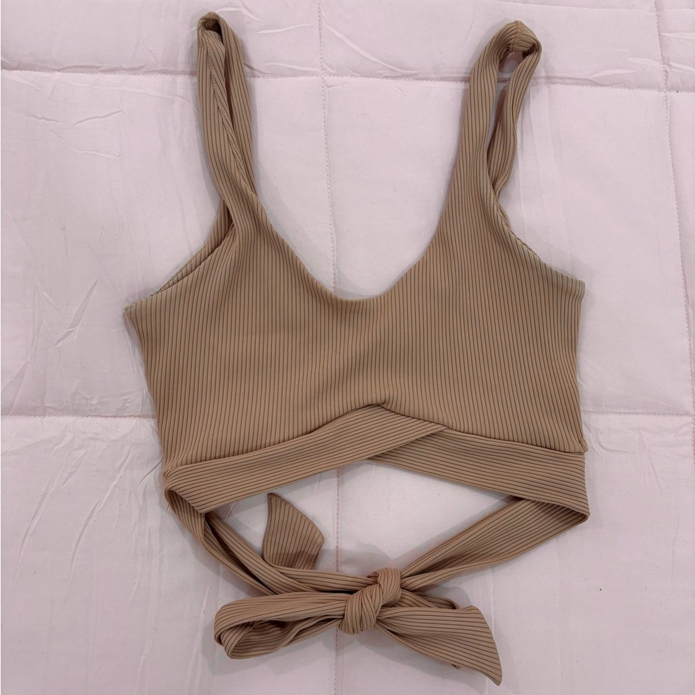 Tie back crop top